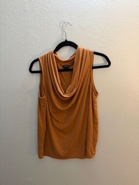 Torrid Rust Orange Cowl Neck Sleeveless Top Size 0
